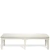Riverside Furniture 59359 Myra - Upholstered Dining Bench - Paperwhite