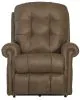 Jackson Furniture Industries 4857-1227/49-3027/49 Jackson Furniture Industries 4857-1227/49-3027/49 Ramsey - Power Lift Lay Flat Recliner With Heat & Massage - Silt