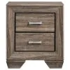CoasterEveryday 204190Q-S4 Kauffman - Queen 4 Piece Bedroom Set - Washed Taupe
