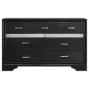 CoasterEveryday 206361KW-S5 Miranda - 5 Piece California King Platform Storage Bedroom Set - Black