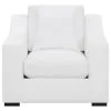 CoasterElevations 509893 Ashlyn - Upholstered Sloped Arm Accent Chair - White