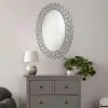 CoasterElevations 961615 Colleen - Oval Wall Mirror - Silver