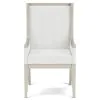 Riverside Furniture 82559 Hepburn - Upholstered Host Chair (Set of 2) - White