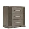 Riverside Furniture 87169 Sariel - 3 Drawer Nightstand - Dark Brown