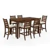New Classic 40-D1652BC-6C New Classic 40-D1652BC-6C Pascal - Counter Dining Table & 6 Chairs - Walnut
