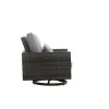 New Classic G2746-21S Bungalow - Patio Swivel Club Chair With Accent Pillow (Set of 2) - Gray
