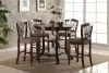 New Classic 45-2541-D4C Bixby - Counter Table & 4 Chairs - Espresso