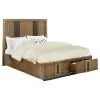 Coaster Fine Furniture 224900KE Terrace - 2-Drawer Eastern King Storage Bed - Ash Brown
