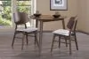 New Classic D1651-22-GRY New Classic D1651-22-GRY Oscar - Counter Chair With Cushion (Set of 2) - Walnut / Dark Gray