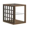 Liberty Furniture 525-OT1020 Liberty Furniture 525-OT1020 Bayhill Trellis - End Table - Honey / Black Metal Accents