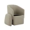 Liberty Furniture 738-ADC90-SN Liberty Furniture 738-ADC90-SN Accent Dining - Accent Storage Dining Chair With Casters - Sand