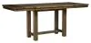 Ashley Furniture D631-32 Moriville - Rectangular Dining Room Counter Extension Table - Grayish Brown