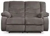 Ashley Furniture 9860686 Tulen - Reclining Loveseat - Gray