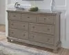 Ashley Furniture B733-31 Lettner - Dresser - 7-drawers - Light Gray