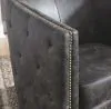Ashley Furniture A3000202 Brentlow - Swivel Accent Chair - Distressed Black
