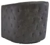 Ashley Furniture A3000202 Brentlow - Swivel Accent Chair - Distressed Black