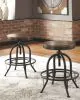 Ashley Furniture D546-224 Valebeck - Swivel Barstool (Set of 2) - Brown / Black
