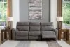 Ashley Furniture 61003S2 Ashley Furniture 61003S2 Next-Gen Durapella - 3-Piece Power Reclining Sectional Sofa - Slate