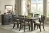 Ashley Furniture D736/25/01(6)/60 Ashley Furniture D736/25/01(6)/60 Tyler Creek - 8 Pc. - Dining Room Table, 6 Side Chairs, Server - Dark Gray