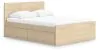 Ashley Furniture EB9632B17 Ashley Furniture EB9632B17 Onita - Full Panel Platform Bed With 2 Side Storage - Natural