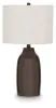 Ashley Furniture L100904 Jyler - Terracotta Table Lamp - Brown