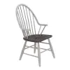 Liberty Furniture 139WH-CD-O7TRS Liberty Furniture 139WH-CD-O7TRS Farmhouse - 7 Piece Trestle Table Set - Two Tone White / Wood Tone