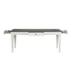 Liberty Furniture 417-T4072 Allyson Park - Rectangular Leg Table - Wirebrushed White / Charcoal