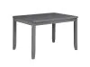 New Classic D1701-548-GRY Gia - 5 Piece Rectangle Dining Set (Table & 4 Chairs) - Gray