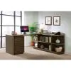 Riverside Furniture 28034 Perspectives - Peninsula Bookcase - Brushed Acacia