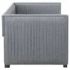 CoasterEssence 300554 Brodie - Upholstered Twin Daybed With Trundle - Gray