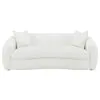 CoasterElevations 509871 Isabella - Faux Sheepskin Upholstered Sofa Natural - Ivory
