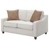 CoasterElevations 552062 Christine - Upholstered Sloped Arm Loveseat - Beige