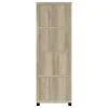 Coaster Fine Furniture 707746 Sachin - 3-Shelf Engineered Wood Media Tower - Distressed Pine