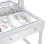 CoasterEssence 935934 Umbridge - 3-Drawer Vanity Set With Lighting - Chrome And White