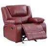Coaster Fine Furniture 610243 Camila - Upholstered Glider Recliner Chair - Red