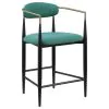 Coaster Fine Furniture 121185 Tina - Fabric Upholstered Counter Chair (Set of 2) - Green
