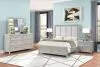New Classic 00-2442-35N New Classic 00-2442-35N Fiona - 5/0 Queen 5 Piece Bedroom Set (Bed & Dresser & Mirror & 2 Nightstands) - Gray