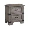 Intercon FG-BR-4902-STE-C Intercon FG-BR-4902-STE-C Forge - Nightstand - Brushed Steel