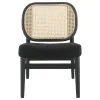 Coaster Fine Furniture 900620 Rayo - Rattan Cane Back Accent Chair With Padded Seat - Black