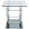 Coaster Fine Furniture 704988-S3 Danville - 3 Piece Glass Top Coffee And End Table Set - Chrome