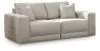 Benchcraft® 18304S3 Next-Gen Gaucho - 2-Piece Sectional Loveseat - Gray