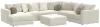 Jackson Furniture Industries 2235/37/31/59/75/12-16 Jackson Furniture Industries 2235/37/31/59/75/12-16 Ritzy - 6 Piece Modular Sectional (LSF Chaise) And 1 Included Cocktail Ottoman - Bone