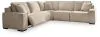 Benchcraft® 87003S4 Benchcraft® 87003S4 Carceri - 5-Piece Power Sectional Reclining Sofa - Cashmere