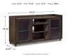 Ashley Furniture W633-68 Starmore - XL TV Stand w/Fireplace Option - Brown
