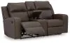Ashley Furniture 6330694 Lavenhorne - Dbl Rec Loveseat W/Console - Granite