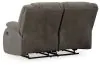 Ashley Furniture 6880486 First Base - Reclining Loveseat - Gunmetal
