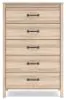 Ashley Furniture EB3929-245 Battelle - Five Drawer Chest - Tan