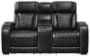 Ashley Furniture U2710618 Ashley Furniture U2710618 Boyington - Power Reclining Loveseat with Console/ Adj Headrest - Black