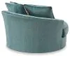 Ashley Furniture 9220621 Laylabrook - Oversized Swivel Accent Chair - Teal