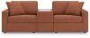 Ashley Furniture 92102S3 Ashley Furniture 92102S3 Modmax - 3-Piece Sectional With Storage Console - Spice